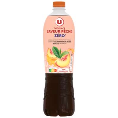 Boisson au thé pêche zéro, U (1.5L)