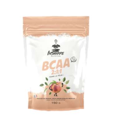 BCAA saveur thé pêche, InShape Nutrition (150 g)