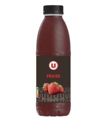 Boisson à la fraise, U (75 cl)