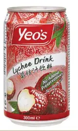 Boisson au lychee, Yeo's (30 cl)