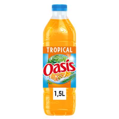 Boisson aux fruits Tropical, Oasis (1,5 L)