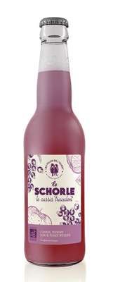 Schorle Cassis truculent BIO, Les Filles de l'Ouest (33 cl)
