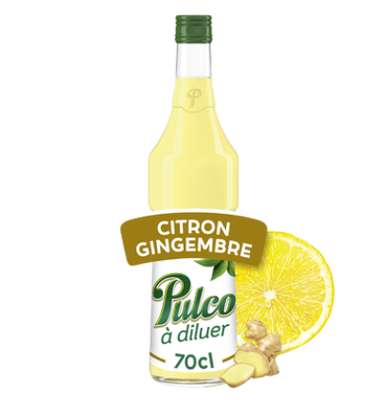 Concentré de citron et gingembre, Pulco (70 cl)