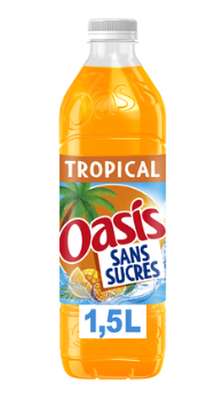 Oasis tropical sans sucres (1.5 L)