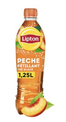 Lipton pétillant à la pêche (1,25 L)