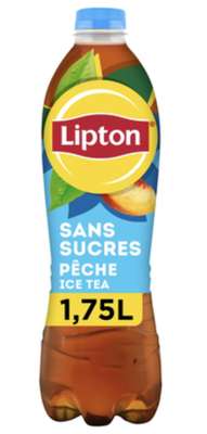 Thé glacé à la pêche sans sucres, Litpon (1,75 L)