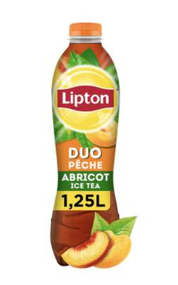 Ice tea pêche/abricot, Lipton (1,25 L)