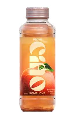Kombucha Pêche, CIAO (33 cl)