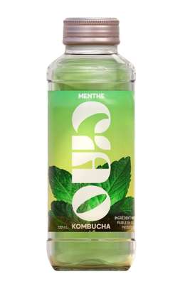 Kombucha menthe, CIAO (33 cl)