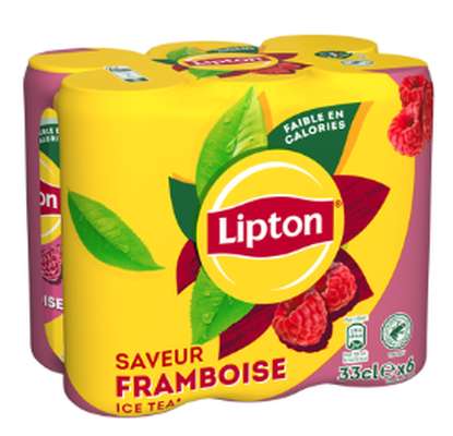 Pack de Lipton Framboise (6 x 33 cl)