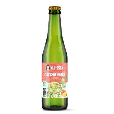 Matcha glacé saveur mangue BIO, Yumista (33 cl)