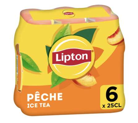 Ice Tea pêche, Lipton (6 x 25 cl)