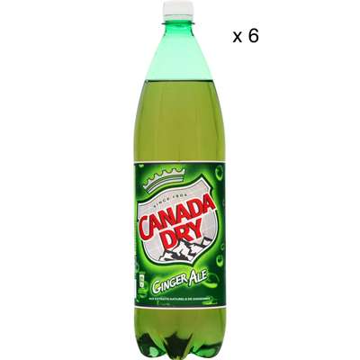 Pack de Canada Dry Ginger Ale (6 x 1,5 L)