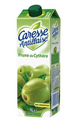 Nectar frais de prunes de cythère sans sucre, Caresse Antillaise (1 L)