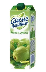 Nectar frais de prunes de cythère sans sucre, Caresse Antillaise (1 L)