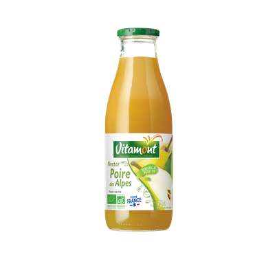 Nectar de poire des Alpes BIO, Vitamont (75 cl)