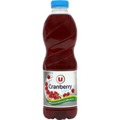 Boisson cranberry light, U (1 L)