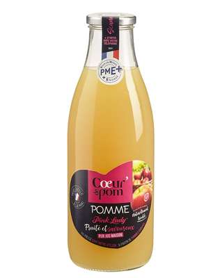 Jus de pomme fruité et savoureux, Coeur de Pom'  (75 cl)