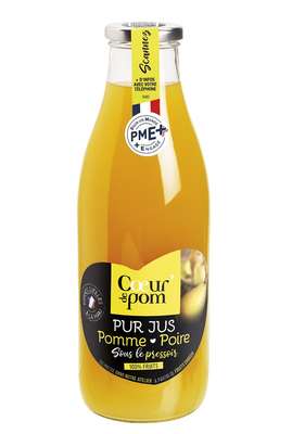 Pur jus de pommes et poires, Coeur de Pom' (1 L)