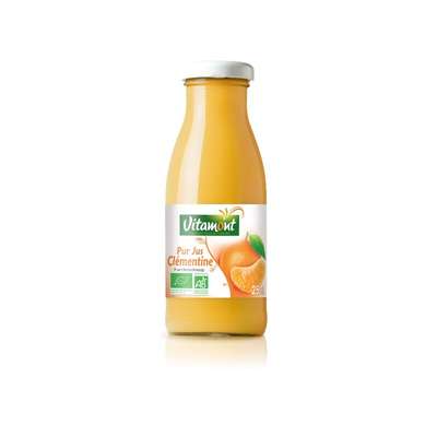 Mini pur jus de clémentine BIO, Vitamont (25 cl)
