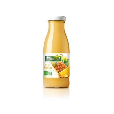 Mini pur jus ananas BIO, Vitamont (25 cl)