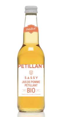 Jus de pomme pétillant BIO Sassy (33cl)