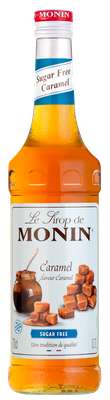 Sirop saveur Caramel (sans sucre), Monin (70 cl)