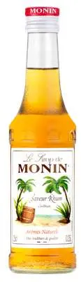Sirop saveur Rhum, Monin (25 cl)