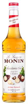 Sirop saveur Noix de Macadamia, Monin (70 cl)