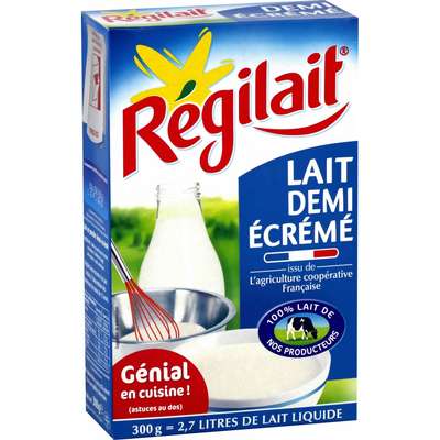 Lait demi écréme en poudre, Regilait (300 g)