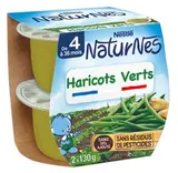 Haricots verts - dès 4/6 mois, Naturnes Nestlé (2 x 130 g)