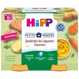 Jardinière de légumes saumon BIO - dès 6 mois, Hipp (2 x 190 g)