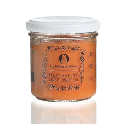 Mousseline carotte orange BIO - dès 6 mois, Les Délices de Noémie (120 g)