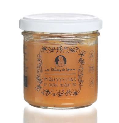 Mousseline de courge musquée BIO - dès 6 mois, Les Délices de Noémie (120 g)