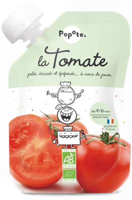 Gourde La Tomate - dès 4/6 mois, Popote (120 g)
