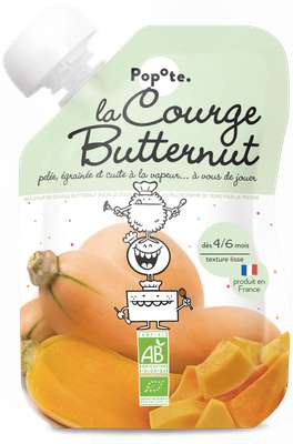 Gourde La Courge de Butternut - dès 4/6 mois, Popote (120 g)