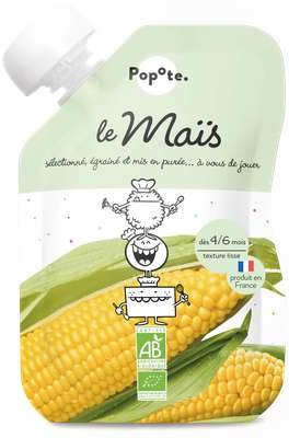 Gourde Le Maïs - dès 4/6 mois, Popote (120 g)