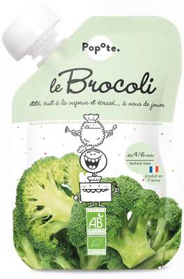 Gourde Le Brocoli - dès 4/6 mois, Popote (120 g)