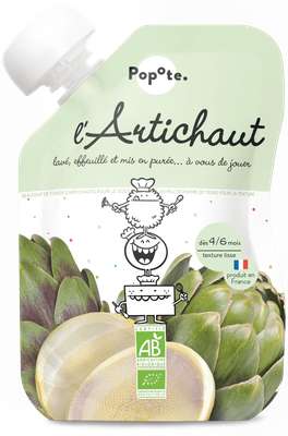Gourde L'Artichaut - dès 4/6 mois, Popote (120 g)