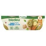Bols petits légumes et saumon du pacifique Idées de Maman - dès 8 mois, Blédina  (2 x 200 g)