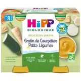 Délices du jardin gratin de courgette, petits légumes BIO - dès 8 mois, Hipp (2 x 190 g)