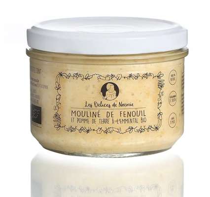 Mouliné de fenouil et pomme de terre à l'emmental BIO - dès 8 mois, Les Délices de Noémie (210 g)