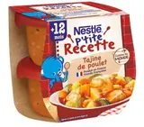 Petits pots pour bébé tajine poulet Ma Recette - dès 8 mois, Nestlé (2 x 200 g)