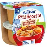 P'tite recette boeuf bourguignon - dès 12 mois, Naturnes Nestlé (2 x 200 g)