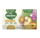 Pots fruits pommes coings - dès 4/6 mois, Blédina  (4 x 130 g)