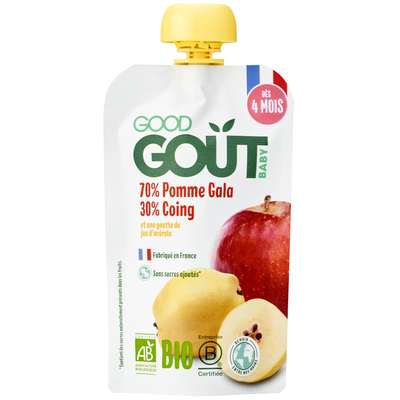 Pomme Coing BIO - dès 4 mois, Good Goût (120 g)