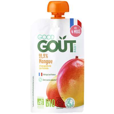 Mangue BIO - dès 4 mois, Good Goût (120 g)