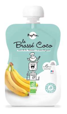 Gourde Le brassé Coco Banane BIO - dès 6 mois, Popote (100 g)