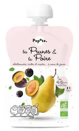 Gourde Prunes & Poires BIO - dès 4/6 mois, Popote (120 g)