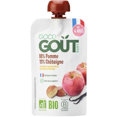 Pomme Châtaigne BIO - dès 4 mois, Good Goût (120 g)